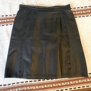 Vintage Genuine Leather skirt